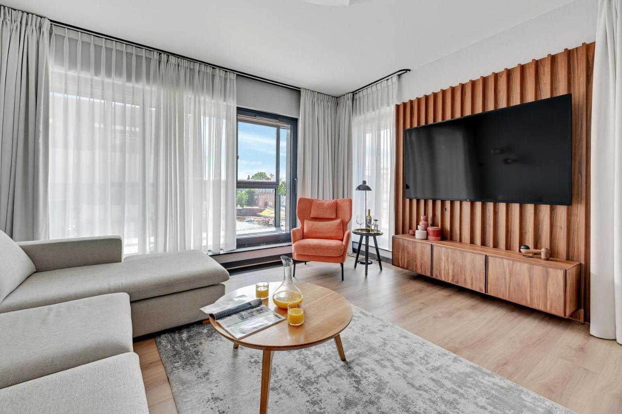 Deo Plaza By Blue Mandarin Apartment Gdansk Bagian luar foto