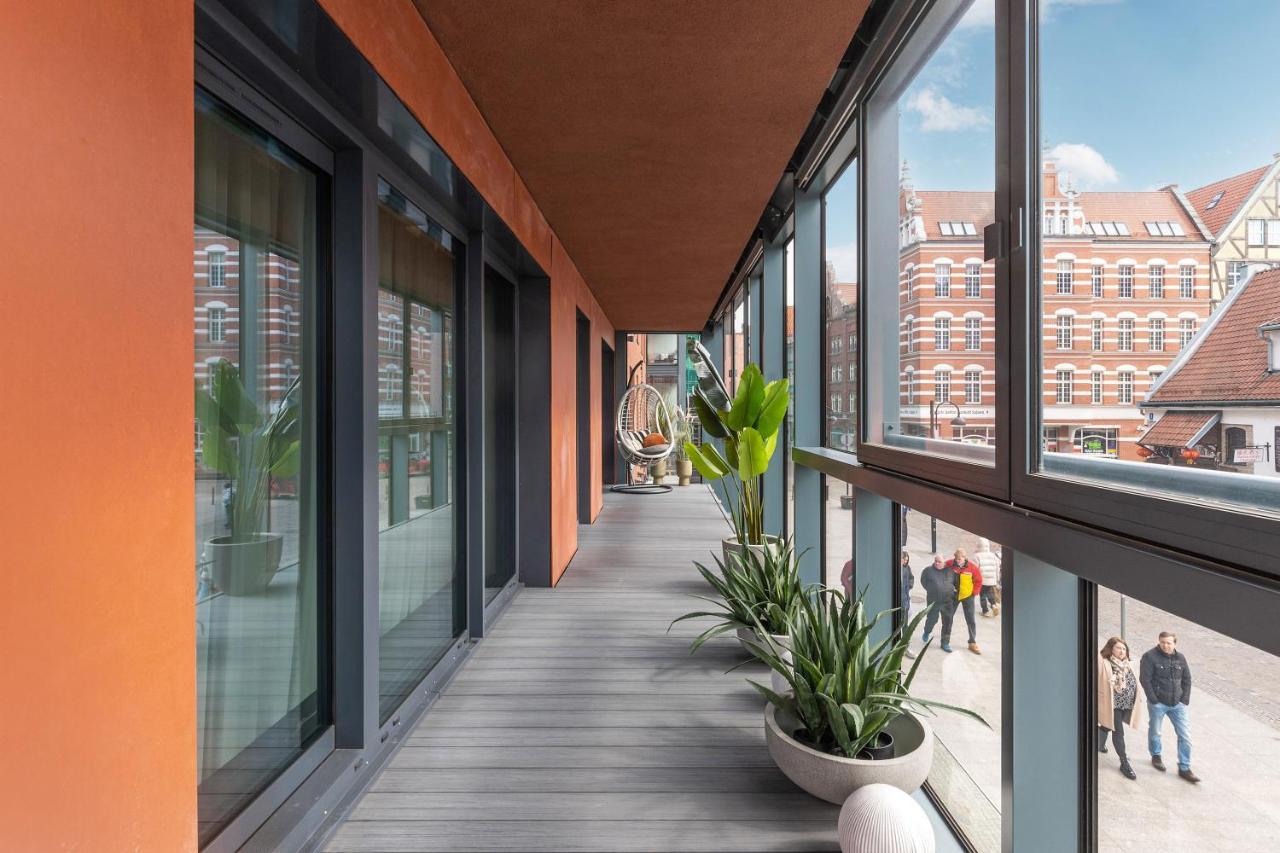 Deo Plaza By Blue Mandarin Apartment Gdansk Bagian luar foto