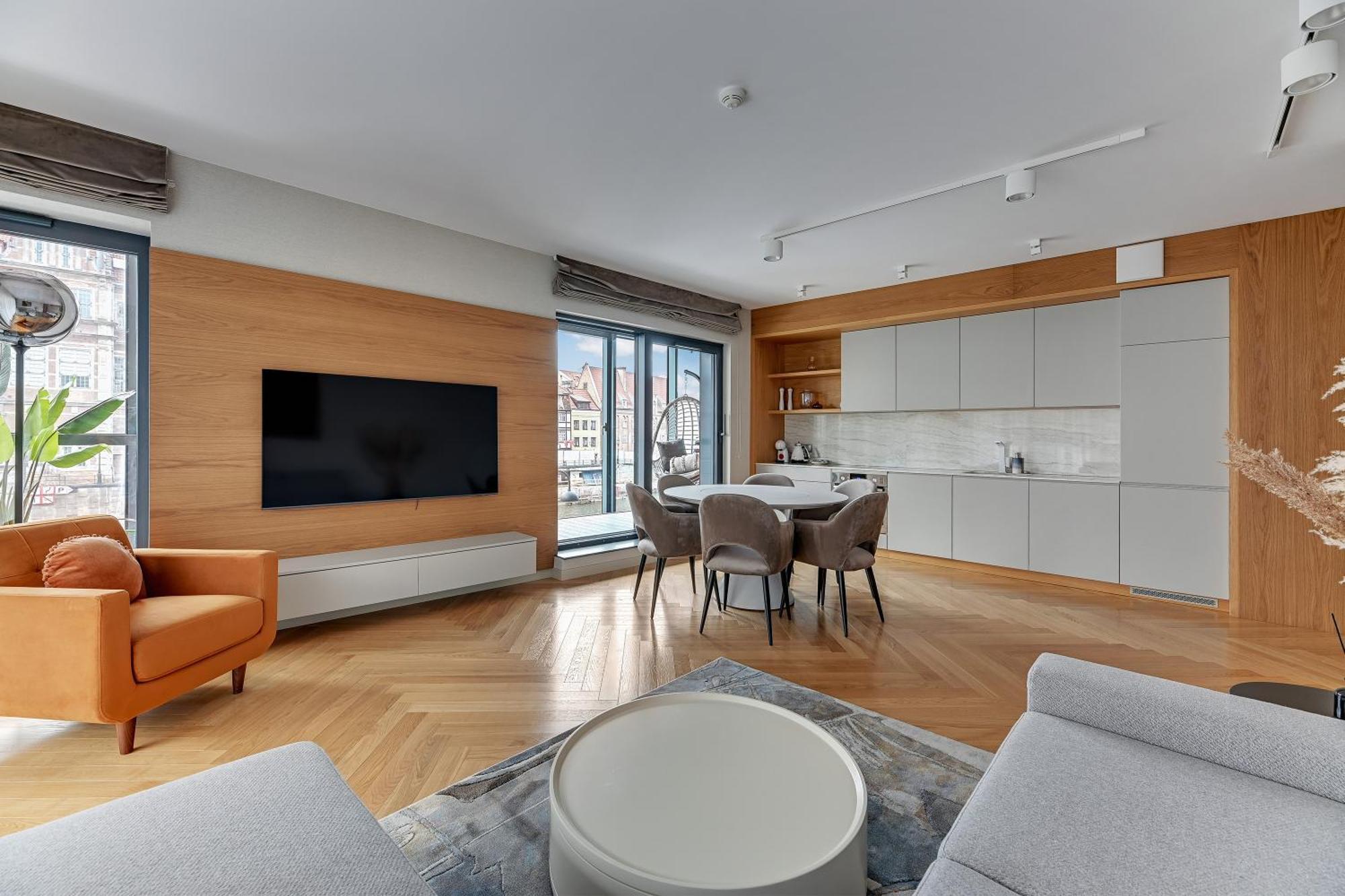 Deo Plaza By Blue Mandarin Apartment Gdansk Bagian luar foto