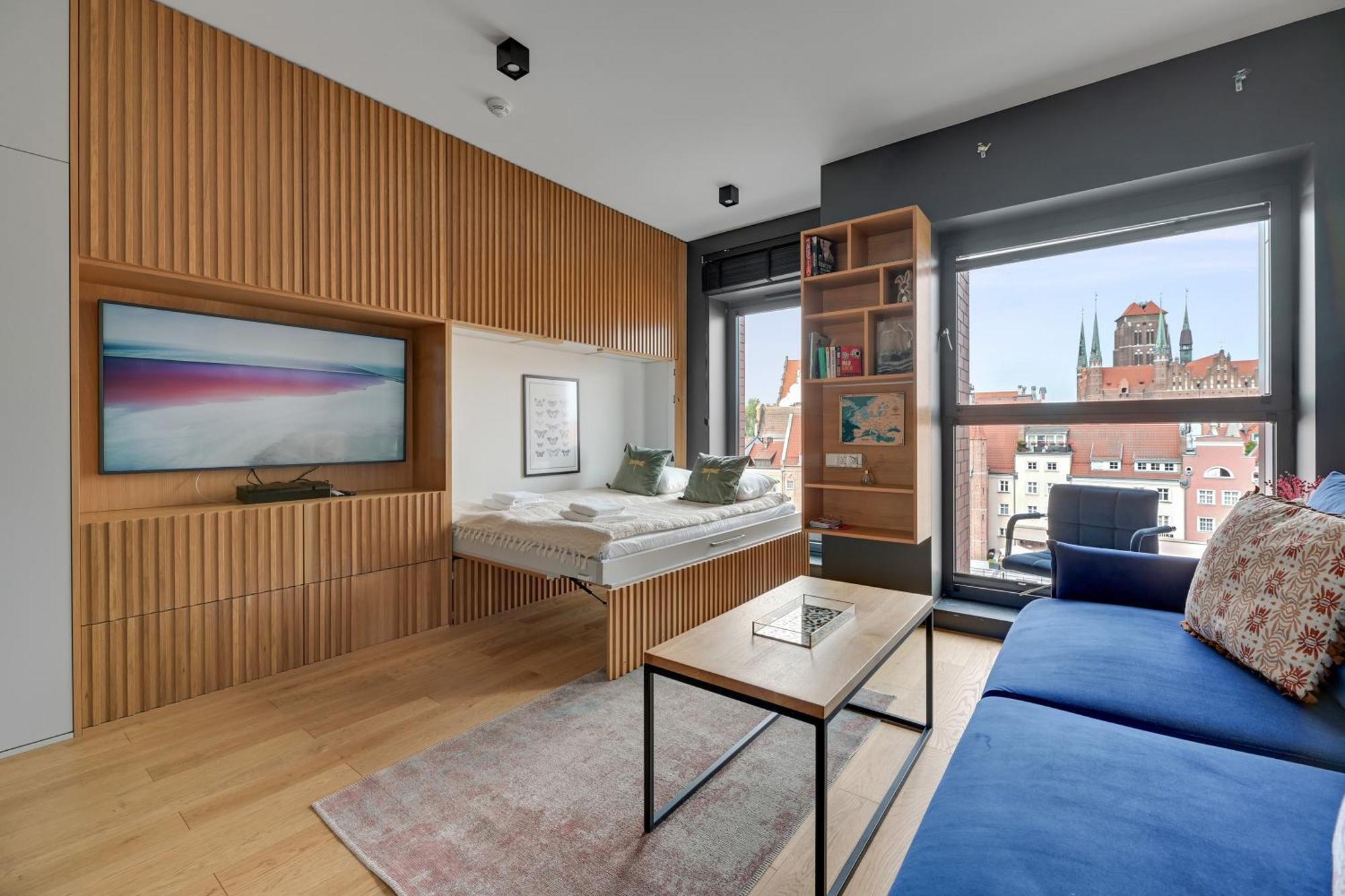 Deo Plaza By Blue Mandarin Apartment Gdansk Bagian luar foto