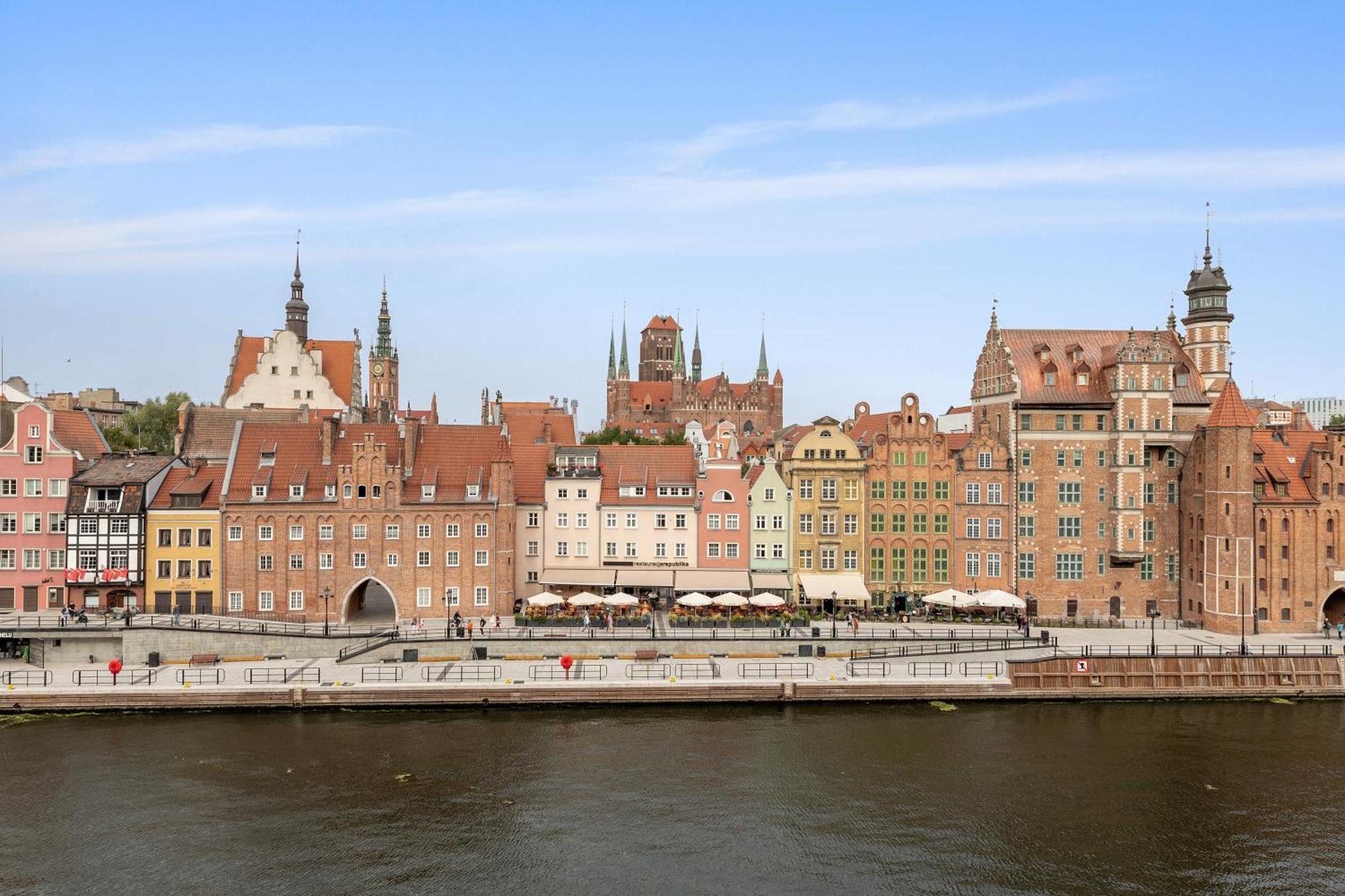 Deo Plaza By Blue Mandarin Apartment Gdansk Bagian luar foto