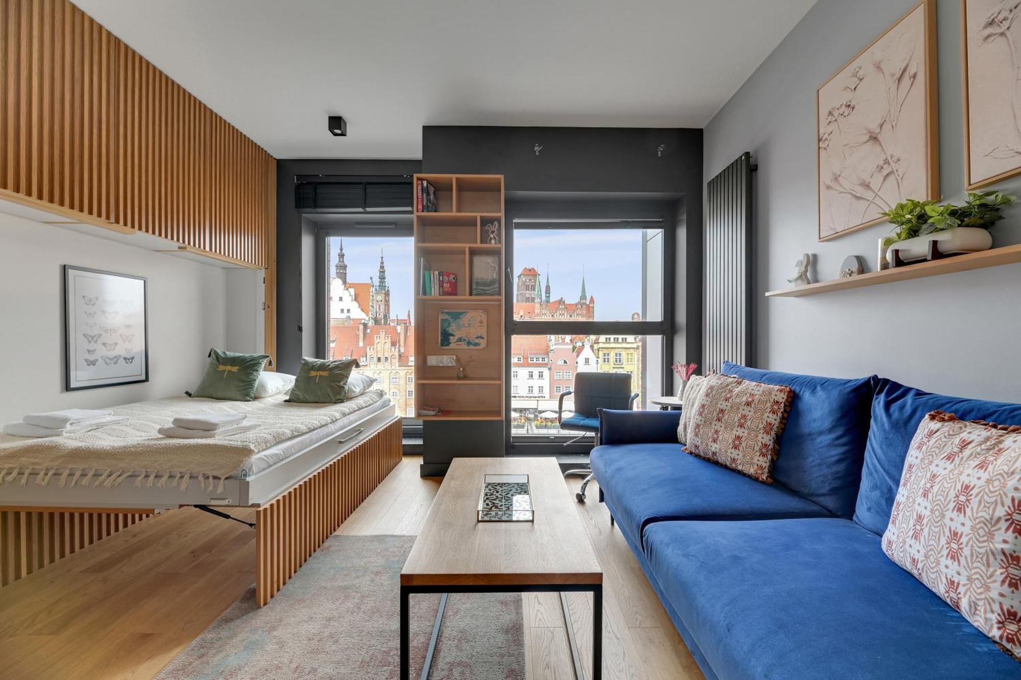Deo Plaza By Blue Mandarin Apartment Gdansk Bagian luar foto