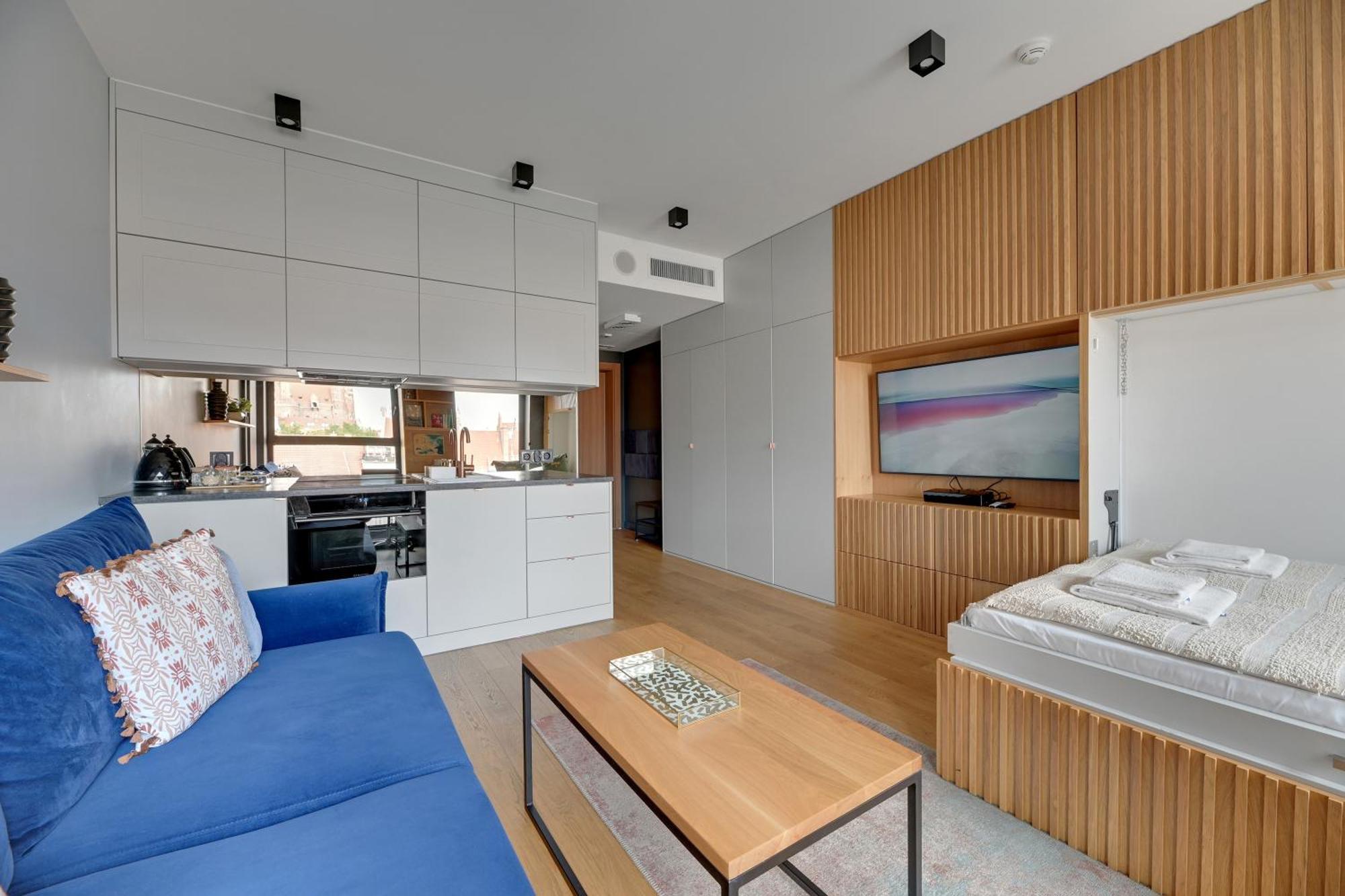 Deo Plaza By Blue Mandarin Apartment Gdansk Bagian luar foto