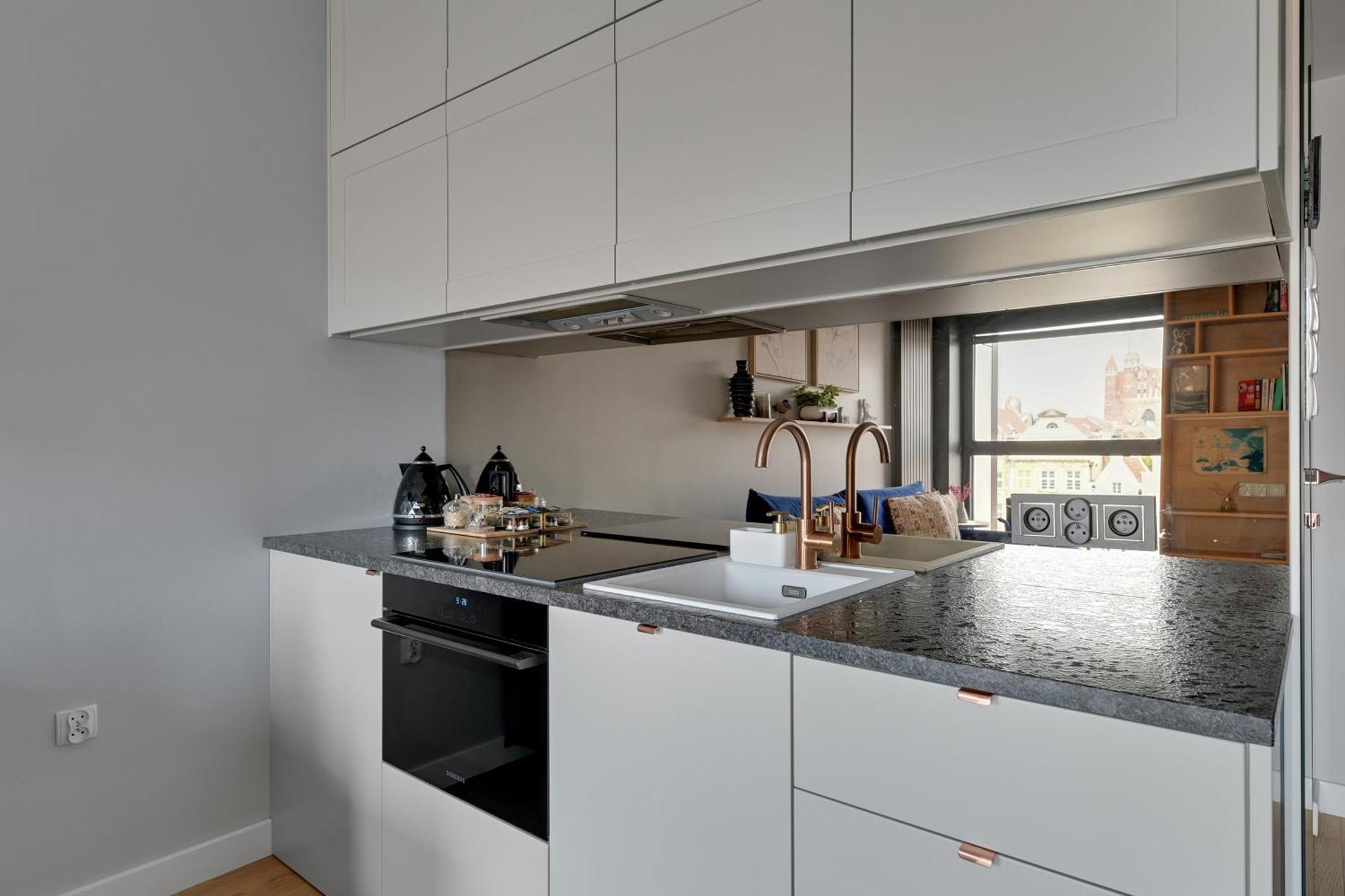 Deo Plaza By Blue Mandarin Apartment Gdansk Bagian luar foto